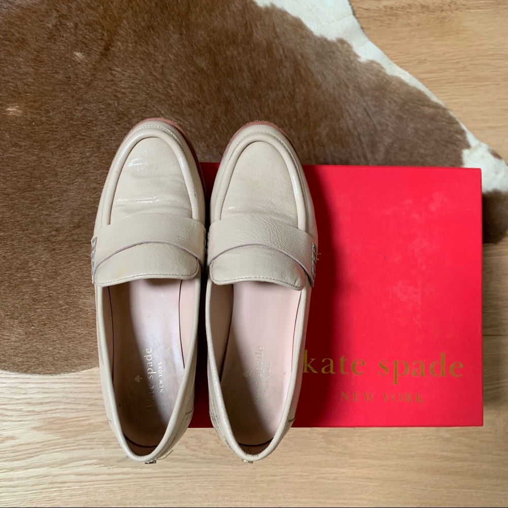 KATE SPADE platform oxfords